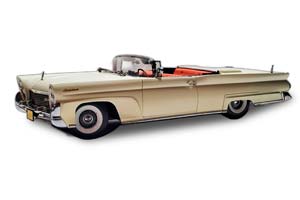 LINCOLN CONTINENTAL MARK III CONVERTIBLE 1958 BEIGE / ЛИНКОЛЬН КОНТИНЕНТАЛЬ БЕЖЕВЫЙ