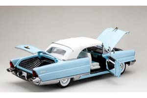 LINCOLN MARK III 1958 FAIRMONT BLUE (ГОЛУБОЙ) С БЕЛЫМ ТЕНТОМ — фото 4