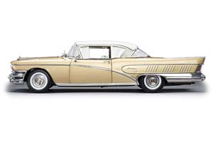 BUICK LIMITED RIVIERA COUPE 1958 GOLDEN / БЬЮИК РИВЬЕРА КУПЕ ЗОЛОТИСТЫЙ — фото 14