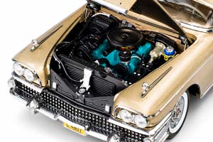 BUICK LIMITED RIVIERA COUPE 1958 GOLDEN / БЬЮИК РИВЬЕРА КУПЕ ЗОЛОТИСТЫЙ — фото 7