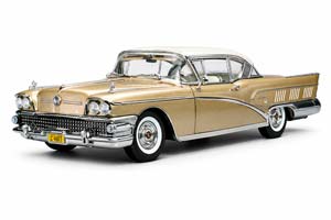BUICK LIMITED RIVIERA COUPE 1958 GOLDEN / БЬЮИК РИВЬЕРА КУПЕ ЗОЛОТИСТЫЙ — фото 10