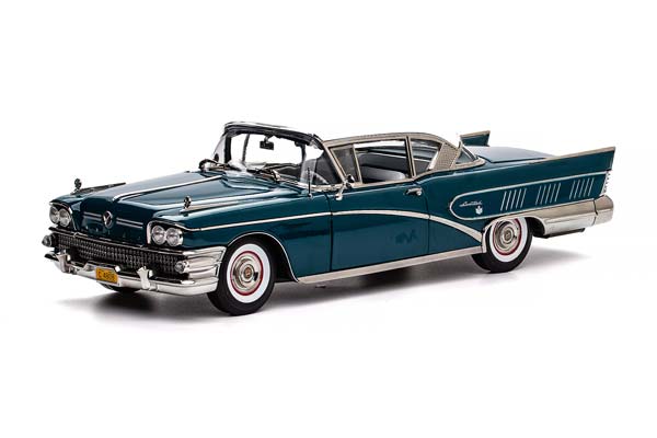BUICK LIMITED RIVIERA COUPE 1958 DARK TURQUOISE POLY / БЬЮИК ЛИМИТИРОВАННАЯ СЕРИЯ РИВИЕРА КУПЕ ТЕМНЫЙ БИРЮЗОВЫЙ ПОЛЙ