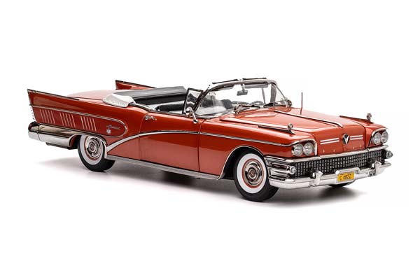 BUICK LIMITED RIVERA CONVERTIBLE 1958 GARNETT RED / БЬЮИК РИВЬЕРА КРАСНЫЙ — фото 11