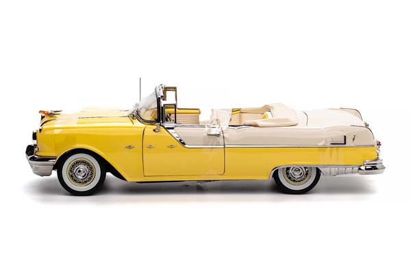 PONTIAC STAR CHIEF CABRIOLET 1955 YELLOW/WHITE / ПОНТИАК СТАР ЧИФ КАБРИОЛЕТ 1955 ЖЕЛТЫЙ С БЕЛЫМ — фото 5