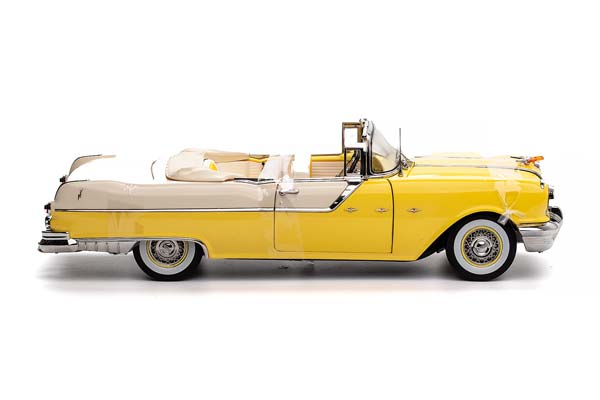 PONTIAC STAR CHIEF CABRIOLET 1955 YELLOW/WHITE / ПОНТИАК СТАР ЧИФ КАБРИОЛЕТ 1955 ЖЕЛТЫЙ С БЕЛЫМ — фото 6