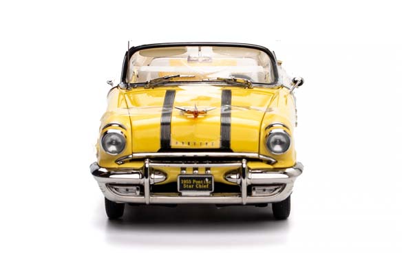 PONTIAC STAR CHIEF CABRIOLET 1955 YELLOW/WHITE / ПОНТИАК СТАР ЧИФ КАБРИОЛЕТ 1955 ЖЕЛТЫЙ С БЕЛЫМ — фото 7