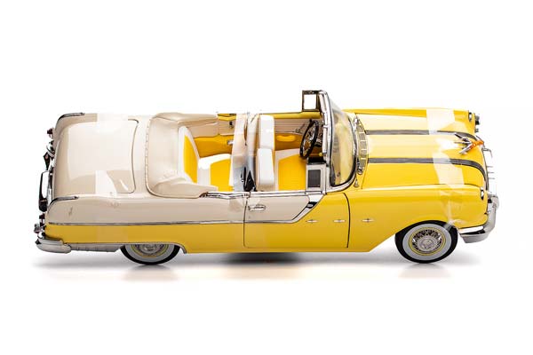 PONTIAC STAR CHIEF CABRIOLET 1955 YELLOW/WHITE / ПОНТИАК СТАР ЧИФ КАБРИОЛЕТ 1955 ЖЕЛТЫЙ С БЕЛЫМ — фото 9