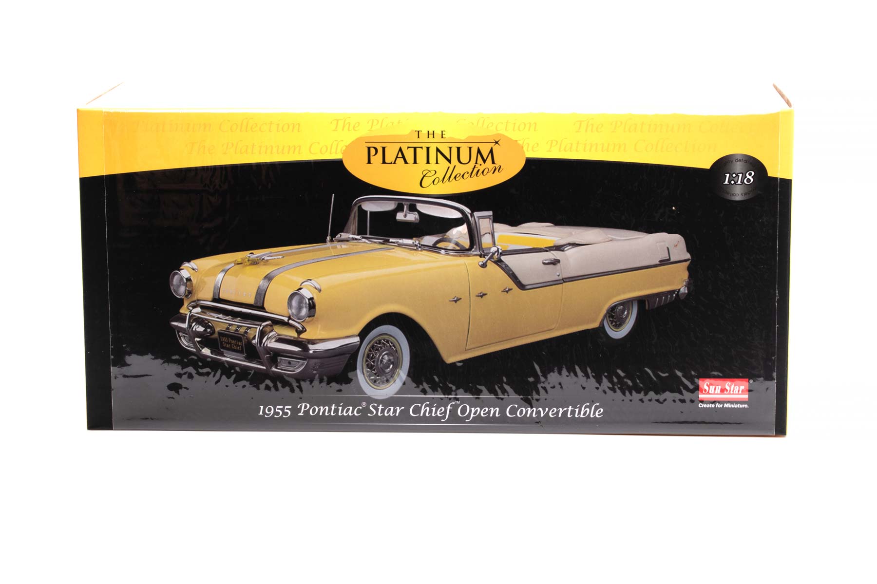 PONTIAC STAR CHIEF CABRIOLET 1955 YELLOW/WHITE / ПОНТИАК СТАР ЧИФ КАБРИОЛЕТ 1955 ЖЕЛТЫЙ С БЕЛЫМ — фото 10