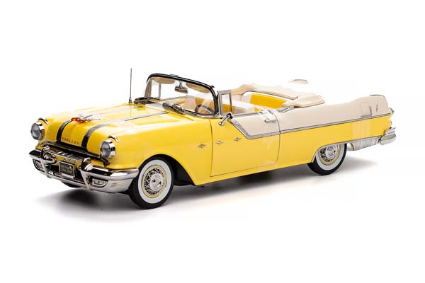 PONTIAC STAR CHIEF CABRIOLET 1955 YELLOW/WHITE / ПОНТИАК СТАР ЧИФ КАБРИОЛЕТ 1955 ЖЕЛТЫЙ С БЕЛЫМ