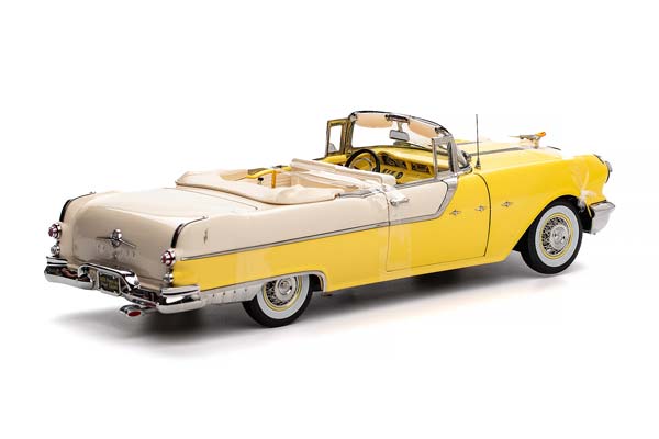 PONTIAC STAR CHIEF CABRIOLET 1955 YELLOW/WHITE / ПОНТИАК СТАР ЧИФ КАБРИОЛЕТ 1955 ЖЕЛТЫЙ С БЕЛЫМ — фото 2