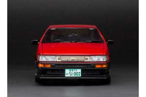 TOYOTA COROLLA LEVIN AE86 1985 КРАСНЫЙ С ЧЕРНЫМ (РЕГУЛИРУЕМАЯ ПОДВЕСКА) — фото 6