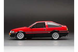 TOYOTA COROLLA LEVIN AE86 1985 КРАСНЫЙ С ЧЕРНЫМ (РЕГУЛИРУЕМАЯ ПОДВЕСКА) — фото 8