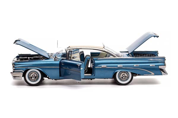 PONTIAC BONNEVILLE HARD TOP 1959 BLUE / ПОНТИАК БОННЕВИЛЬ С ЖЕСТКОЙ КРЫШЕЙ 1959 СИНИЙ — фото 5