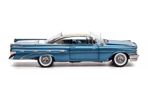 PONTIAC BONNEVILLE HARD TOP 1959 BLUE / ПОНТИАК БОННЕВИЛЬ С ЖЕСТКОЙ КРЫШЕЙ 1959 СИНИЙ — фото 8