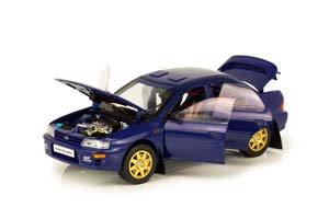 SUBARU IMPREZA WRX STI STREET LEGAL 1996 СИНИЙ — фото 3