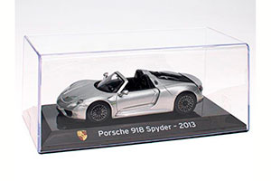 PORSCHE 918 SPYDER 2013 SILVER (SUPERCARS SERIA) — фото 3