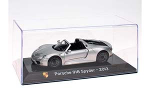 PORSCHE 918 SPYDER 2013 SILVER (SUPERCARS SERIA) — фото 2