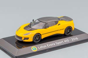 LOTUS EVORA SPORT 410 (2016) - CON VETRINA - WITH SHOWCASE, YELLOW BLACK — фото 4