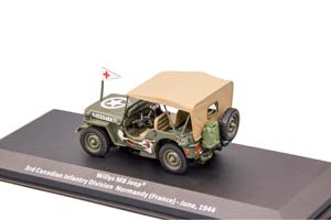 WILLYS MB JEEP 3RD CANADIAN INFANTRY DIVISION NORMANDY (FRANCE) JUNE 1944 ИЗ СЕРИИ SAMOCHODY WOJSKOWE II WOJNY ŚWIATOWEJ — фото 2