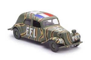 CITROEN TRACTION AVANT 11BL ФРАНЦУЗСКИЕ СИЛЫ ВНУТРЕННИХ ДЕЛ ФРАНЦИИ, АВГУСТ 1944 — фото 7