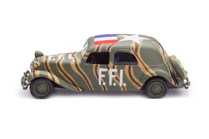 CITROEN TRACTION AVANT 11BL ФРАНЦУЗСКИЕ СИЛЫ ВНУТРЕННИХ ДЕЛ ФРАНЦИИ, АВГУСТ 1944 — фото 2