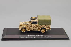 AUSTIN 10HP ИЗ СЕРИИ SAMOCHODY WOJSKOWE II WOJNY ŚWIATOWEJ, BEIGE / GREEN — фото 3