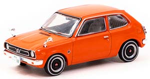 HONDA CIVIC SB1 1973, ORANGE (ДЛИНА МОДЕЛИ 6-10 СМ)