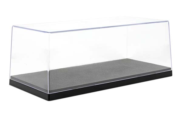 ACRYLIC SINGLE SHOWCASE FOR MODEL CARS IN SCALE / ОДИНОЧНЫЙ АКРИЛОВЫЙ БОКС ДЛЯ МОДЕЛИ АВТОМОБИЛЯ