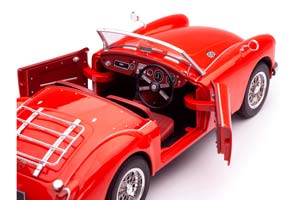 MGA MK I A1500 CONVERTIBLE 1957 КРАСНЫЙ С ДОПОЛНИТЕЛЬНЫМ БАГАЖНИКОМ — фото 3