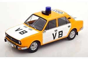 SKODA 105L POLICE TSCHECHIEN 1976 YELLOW WHITE