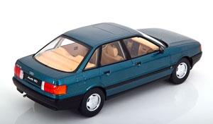 AUDI 80 B3 SALOON 1989 GREEN METALLIC — фото 2