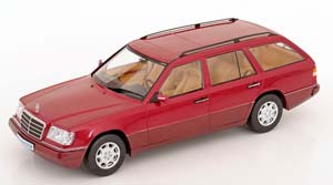 MERCEDES W124 E-KLASSE S124 ESTATE 1995 RED METALLIC