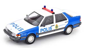 SAAB 9000 CD TURBO 1990 SWEDISH POLICE (ПОЛИЦИЯ ШВЕЦИИ)