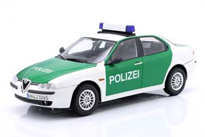 ALFA ROMEO 156 POLICE 1998 GREEN WHITE