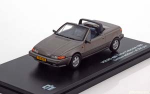 VOLVO 480 TURBO CONVERTIBLE 1990 GREY METALLIC