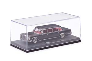 MERCEDES-BENZ 600 PULLMAN 1963 (W100) ЧЕРНЫЙ (ДЛИНА МОДЕЛИ 6-10 СМ) — фото 10