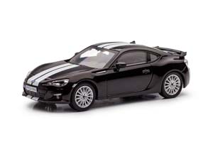 SUBARU BRZ 2013 ЧЕРНЫЙ С БЕЛЫМИ ПОЛОСАМИ