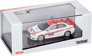 MITSUBISHI LANCER EVO X PIKES PEAK SAFETY CAR БЕЛЫЙ С КРАСНЫМ (ДЛИНА МОДЕЛИ 6-10 СМ) — фото 3
