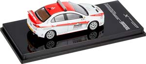 MITSUBISHI LANCER EVO X PIKES PEAK SAFETY CAR БЕЛЫЙ С КРАСНЫМ (ДЛИНА МОДЕЛИ 6-10 СМ) — фото 2