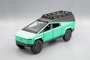 TESLA CYBERTRUCK  КЕМПЕР, ЗЕЛЁНЫЙ, 23 СМ