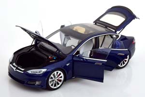 TESLA MODEL S P100D 2016 DAR KBLUE METALLIC / ТЕСЛА МОДЕЛЬ С П100Д СИНИЙ — фото 3