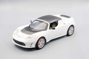TESLA ROADSTER, БЕЛАЯ, 20 СМ