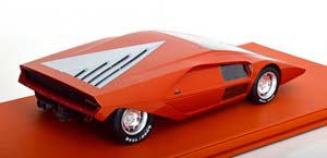 LANCIA STRATOS ZERO CONCEPT 1970 REDDISH BROWN — фото 2