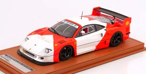 FERRARI F40 LM PRESS VERSION WITH DECALS 1996 WHITE RED
