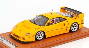 FERRARI F40 LM PRESS VERSION WITH SILVER RIMS 1996 YELLOW — фото 1