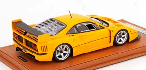 FERRARI F40 LM PRESS VERSION WITH SILVER RIMS 1996 YELLOW — фото 2