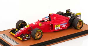 FERRARI 412 T2 WINNER GP CANADA 1995 ALESI WITH DRIVER FIGURE DECALS AND SHOWCASE LIMITED 30 PCS / ФЕРРАРИ 412 T2 ПОБЕДИТЕЛЬ ГРАН-ПРИ КАНАДА АЛЕСИ ФИГУРКА ПИЛОТА ДЕКАЛИ БОКС ЛИМИТИРОВАННАЯ СЕРИЯ