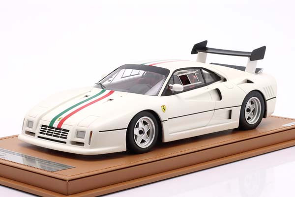 FERRARI 288 GTO EVOLUZIONE YEAR 1985 WHITE / TRICOLOR / ФЕРРАРИ 288 ГТО ЕВОЛУЗИОНЕ БЕЛЫЙ ТРИКОЛОР