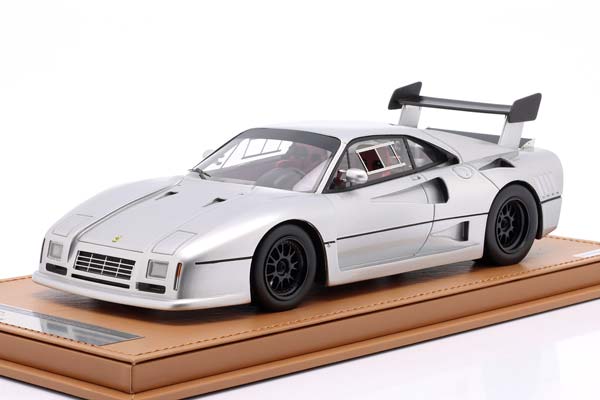 FERRARI 288 GTO EVOLUZIONE 1985 NÜRBURGRING SILVER / BLACK RIMS / ФЕРРАРИ 288 ГТО ЕВОЛУЗИОНЕ НЮРБУРГРИНГ СЕРЕБРИСТЫЙ ЧЕРНЫЙ ДИСКИ