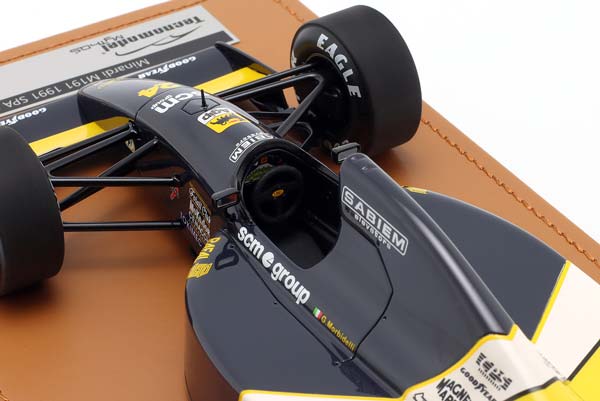 MINARDI M191 #24 BELGIAN GP FORMULA 1 1991 GIANNI MORBIDELLI / МИНАРДИ M191 БЕЛГИАН ГРАН-ПРИ ФОРМУЛА-1 ГИАННИ МОРБИДЕЛЛИ — фото 5